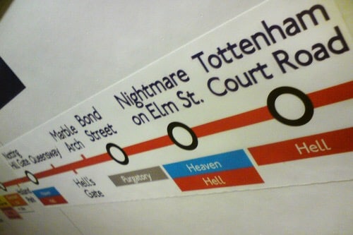 Fake London Underground signs captured on mobile are simply brilliant!