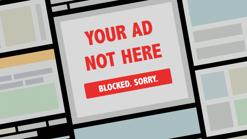 Ads taking up space on your screen? Then get rid of them!